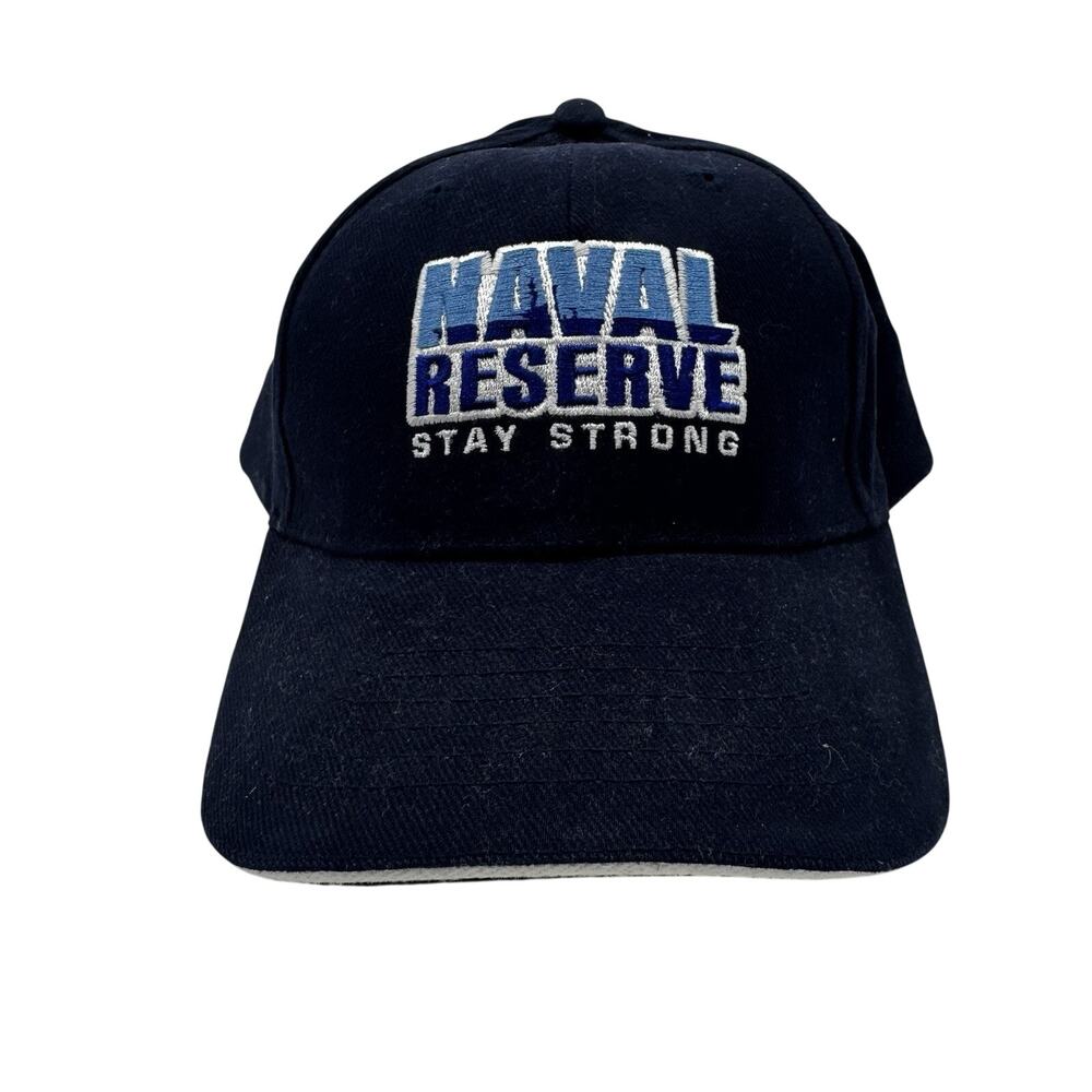 Naval Reserve Stay Strong Embroidered Adjustable Strap Baseball Cap